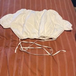 Puff sleeve crop top